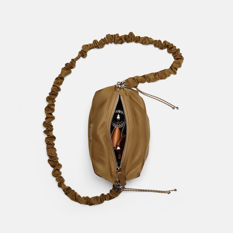 Soft Rectangular Crossbody Bag (Elyon), Dark Chestnut, one-size | VIVAIA