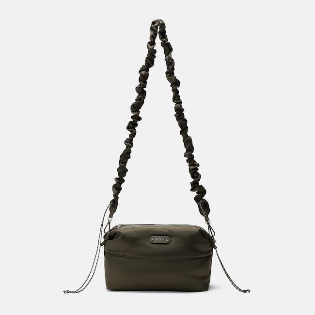 Soft Rectangular Crossbody Bag (Elyon) - Seaweed