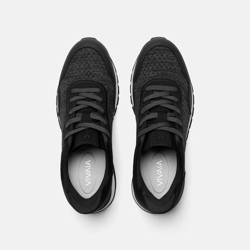 Unisex Waterproof Slip-On Sneakers (Allday Pro), Black & Charcoal, EU38 | VIVAIA