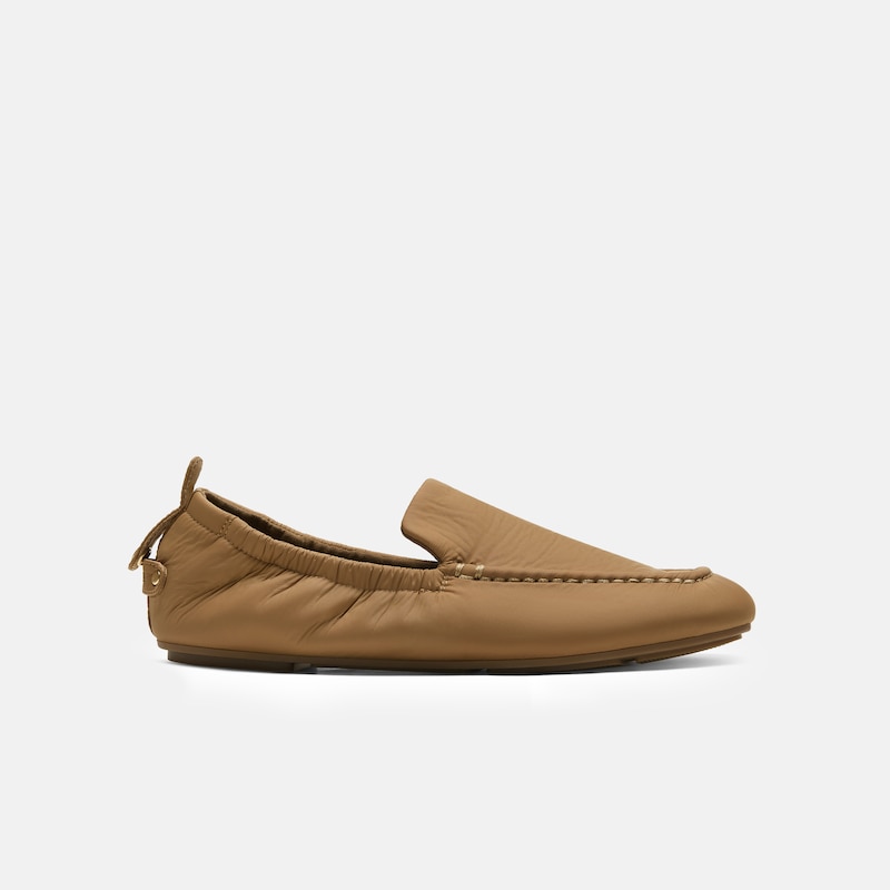 Nylon Travel Loafers (Avoir), Dark Chestnut, EU35 | VIVAIA