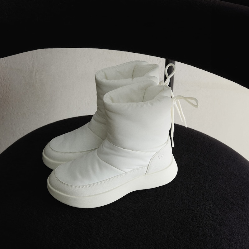 Round-Toe Waterproof Warm Boots (Fillis), Seashell, EU36 | VIVAIA