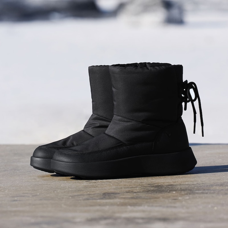 Round-Toe Waterproof Warm Boots (Fillis), Black, EU36 | VIVAIA