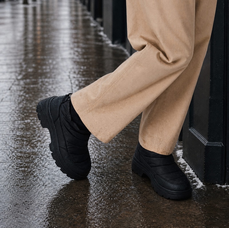 Round-Toe Waterproof Warm Boots (Fillis), Black, EU36 | VIVAIA