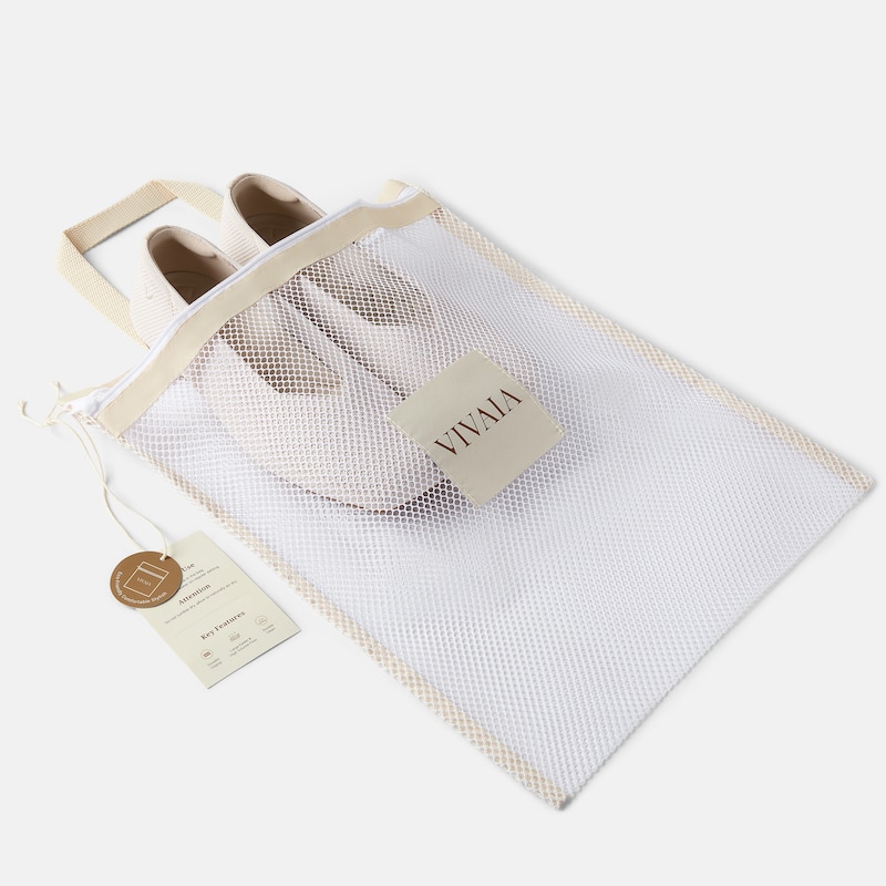 Wash Bag 2.0 (For Shoes), White, one-size | VIVAIA