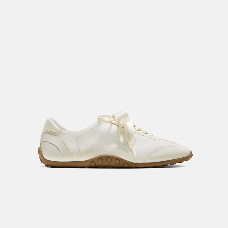 Square-Toe Jogger Sneakerina (Carol), LIGHT GOLD, EU35 | VIVAIA