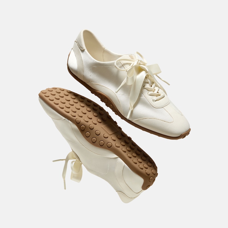Square-Toe Jogger Sneakerina (Carol), LIGHT GOLD, EU35 | VIVAIA