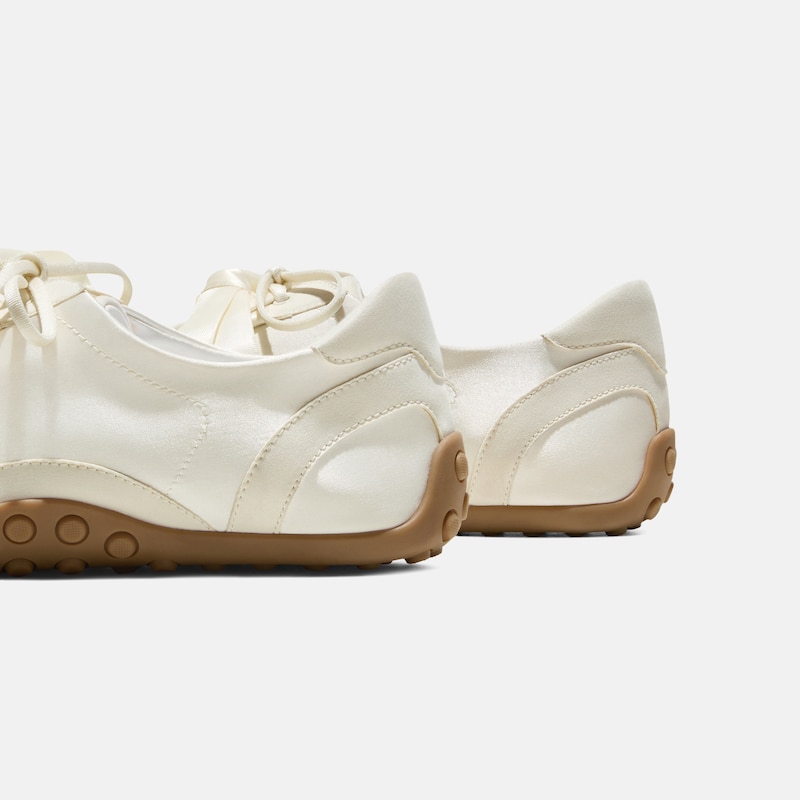Square-Toe Jogger Sneakerina (Carol), LIGHT GOLD, EU35 | VIVAIA