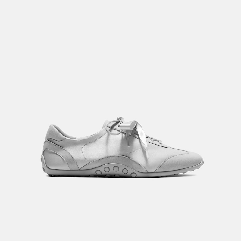 Square-Toe Jogger Sneakerina (Carol), GREY SILVER, EU40 | VIVAIA