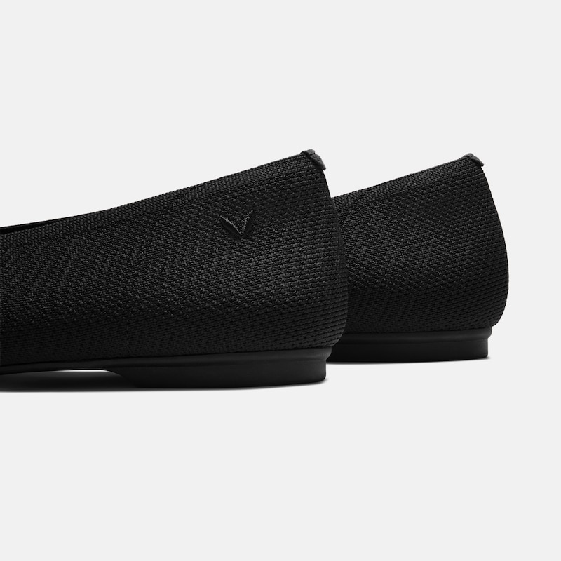 Square-Toe Margot V-Cut Flats (Margot 3.0), BLACK, EU35 | VIVAIA