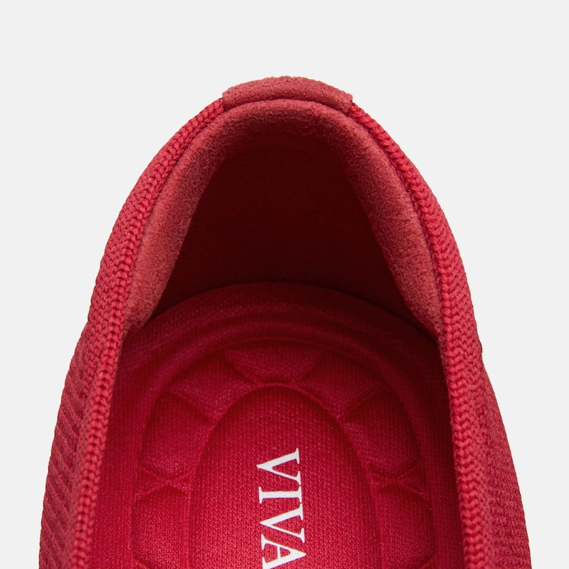 Square-Toe Margot V-Cut Flats (Margot 3.0), RUBY  RED, EU38 | VIVAIA
