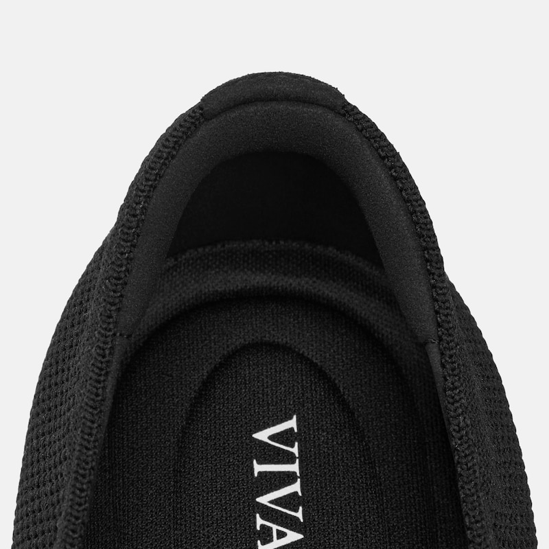 Square-Toe Icon Loafers (Silvie), BLACK LATTICE, EU38 | VIVAIA