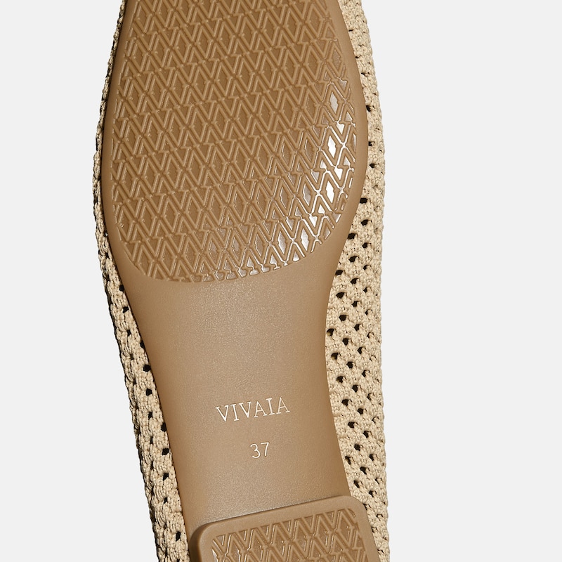 Square-Toe Icon Loafers (Silvie), NUDE PEACH, EU38 | VIVAIA