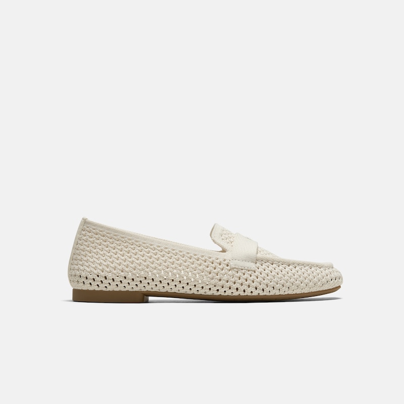 Square-Toe Icon Loafers (Silvie), PALE APRICOT, EU41 | VIVAIA