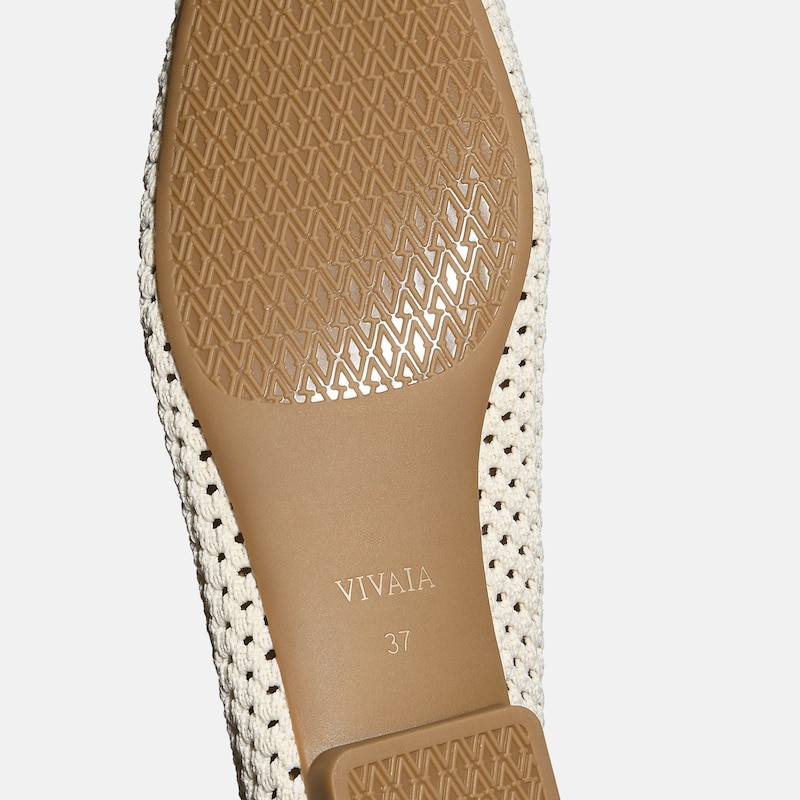 Square-Toe Icon Loafers (Silvie), PALE APRICOT, EU41 | VIVAIA