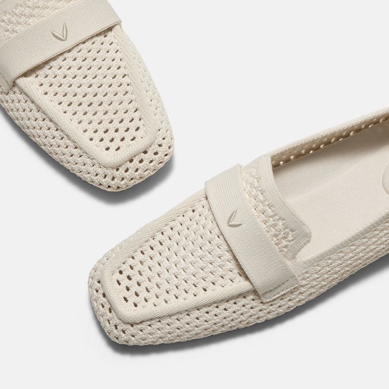 Square-Toe Icon Loafers (Silvie), PALE APRICOT, EU41 | VIVAIA