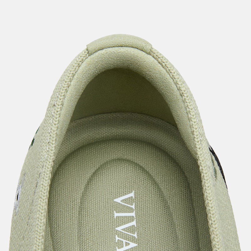 Round-Toe Embroidered Loafers (Audrey), MATCHA-ENDANGERED ANIMALS, EU35 | VIVAIA