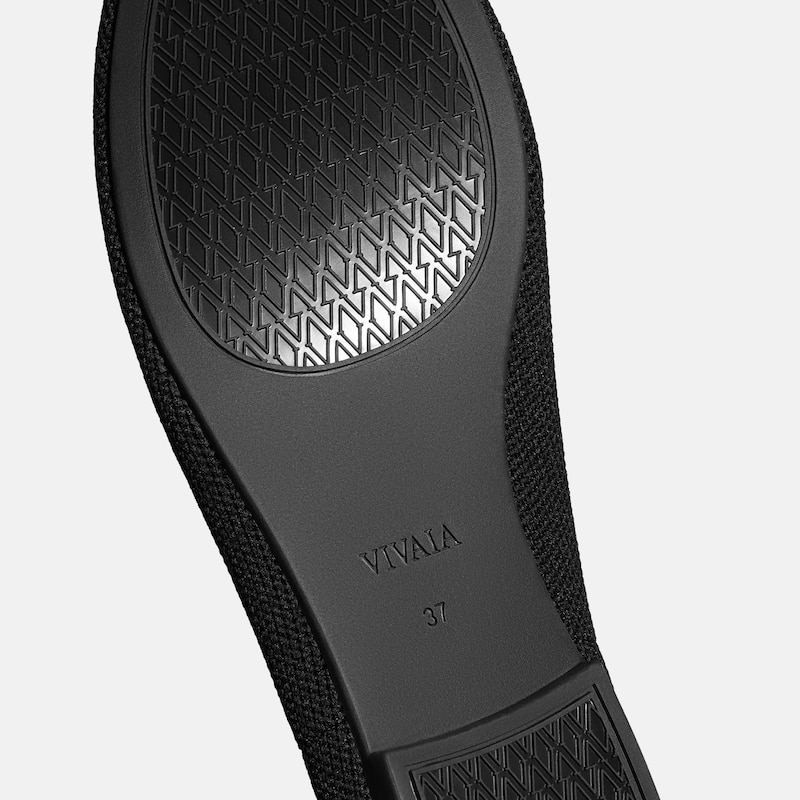 Round-Toe Embroidered Loafers (Audrey), BLACK - GINGERBREAD MAN, EU35 | VIVAIA
