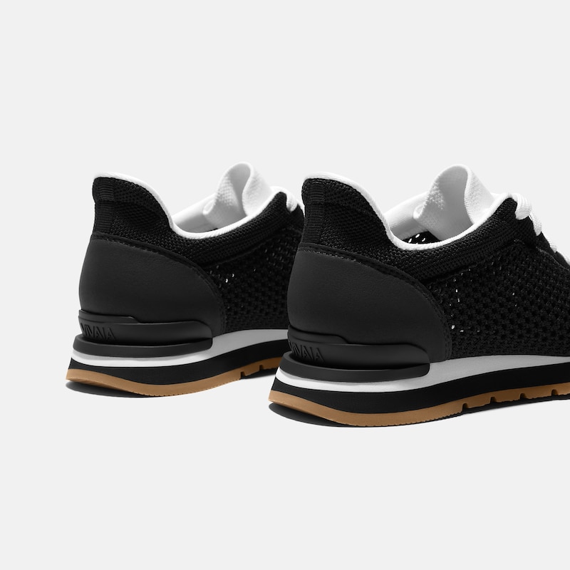 Unisex Slip-On Mesh Sneakers (Allday), BLACK WHITE, EU37 | VIVAIA