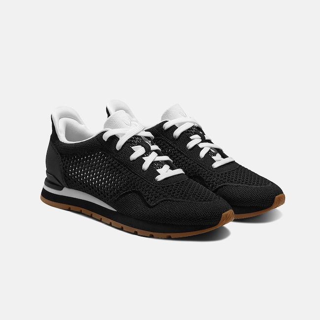 Unisex Slip-On Mesh Sneakers (Allday) - Black White