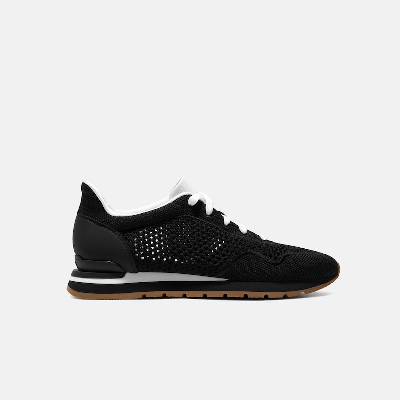 Unisex Slip-On Mesh Sneakers (Allday), BLACK WHITE, EU37 | VIVAIA