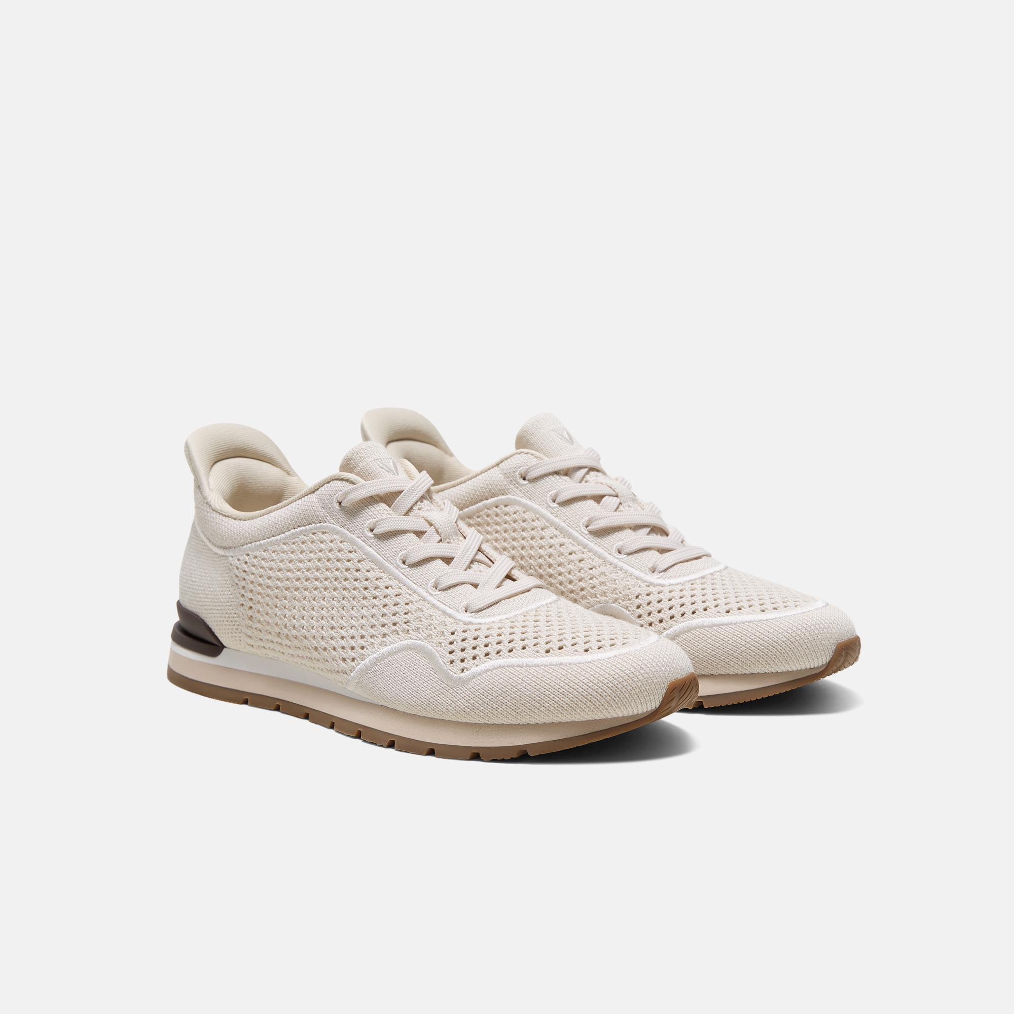Unisex Slip-On Mesh Sneakers (Allday) - Cream Ivory Mesh