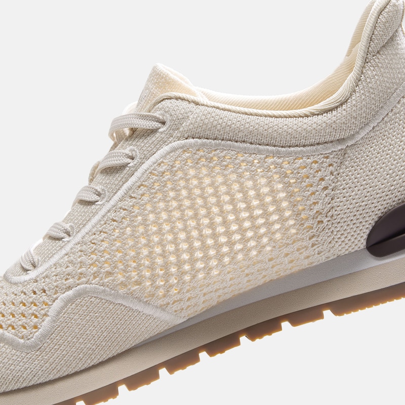 Unisex Slip-On Mesh Sneakers (Allday), CREAM IVORY MESH, EU39 | VIVAIA