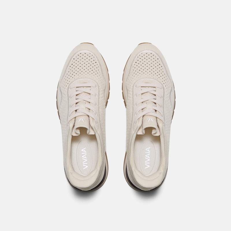 Unisex Slip-On Mesh Sneakers (Allday), CREAM IVORY MESH, EU39 | VIVAIA