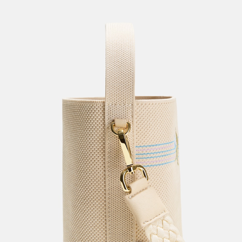 The Bucket Tote (Farreh), CREAM IVORY-FRENCH FLORAL, one-size | VIVAIA