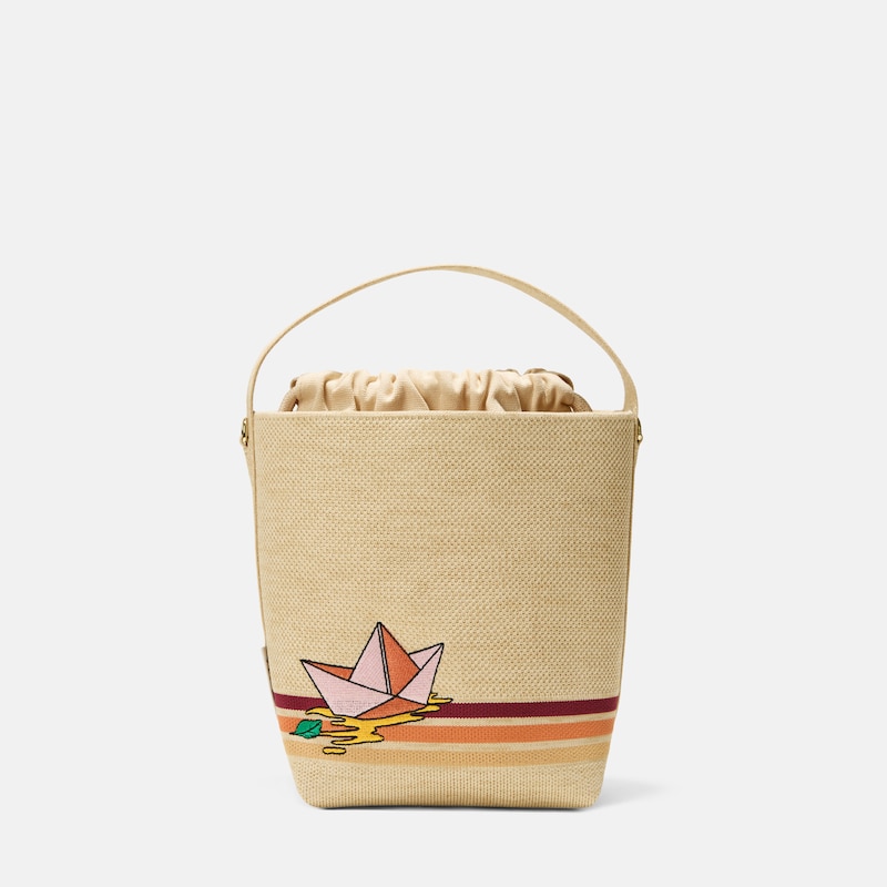 The Bucket Tote (Farreh), Nude Peach - Maria, one-size | VIVAIA