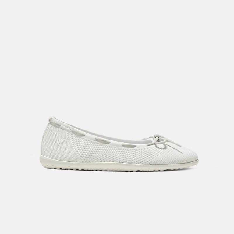 Round-Toe Barefoot Flats (Nika), WHITE, EU35 | VIVAIA