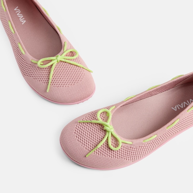 Round-Toe Barefoot Flats (Nika), Dark Pink, EU37.5 | VIVAIA