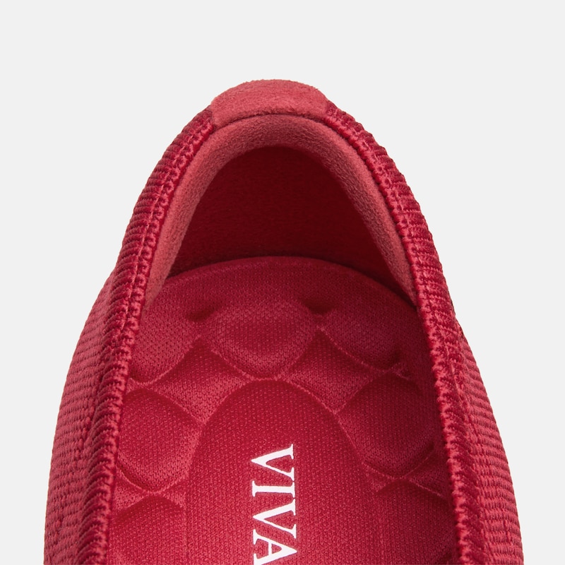 Round-Toe Lace-up Flats (Camora), RUBY  RED, EU38.5 | VIVAIA