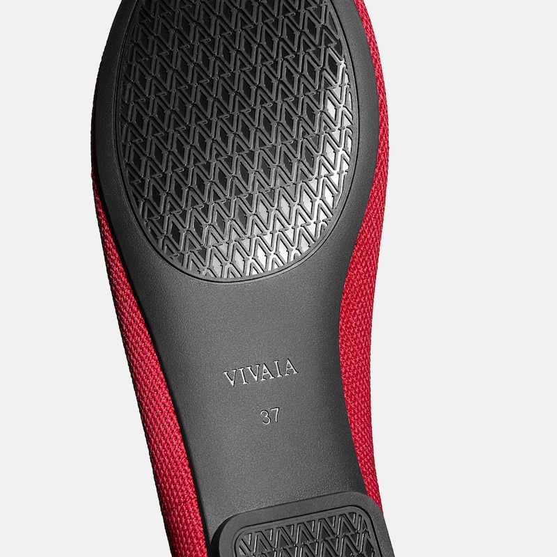 Round-Toe Lace-up Flats (Camora), RUBY  RED, EU38.5 | VIVAIA