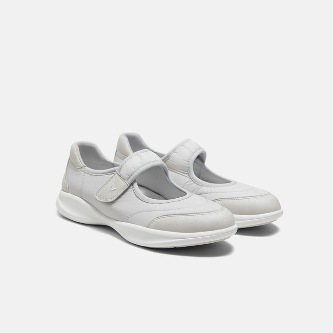 Walker Pro Re-Nylon Hybrid Mary Jane (Ivee) - Off Grey