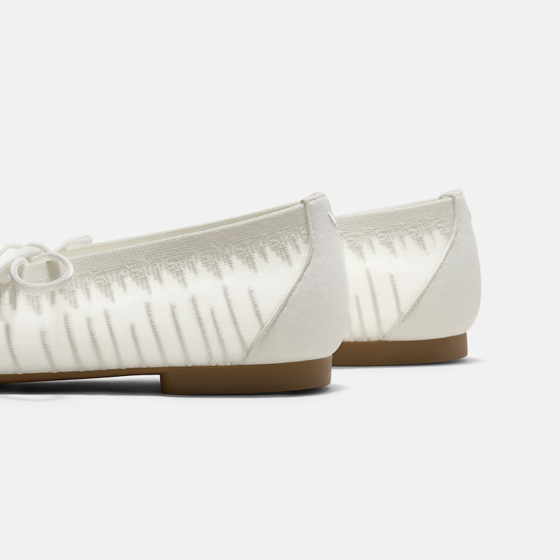 Square-Toe Lace-Up Mary Janes (Miley), White, EU37 | VIVAIA