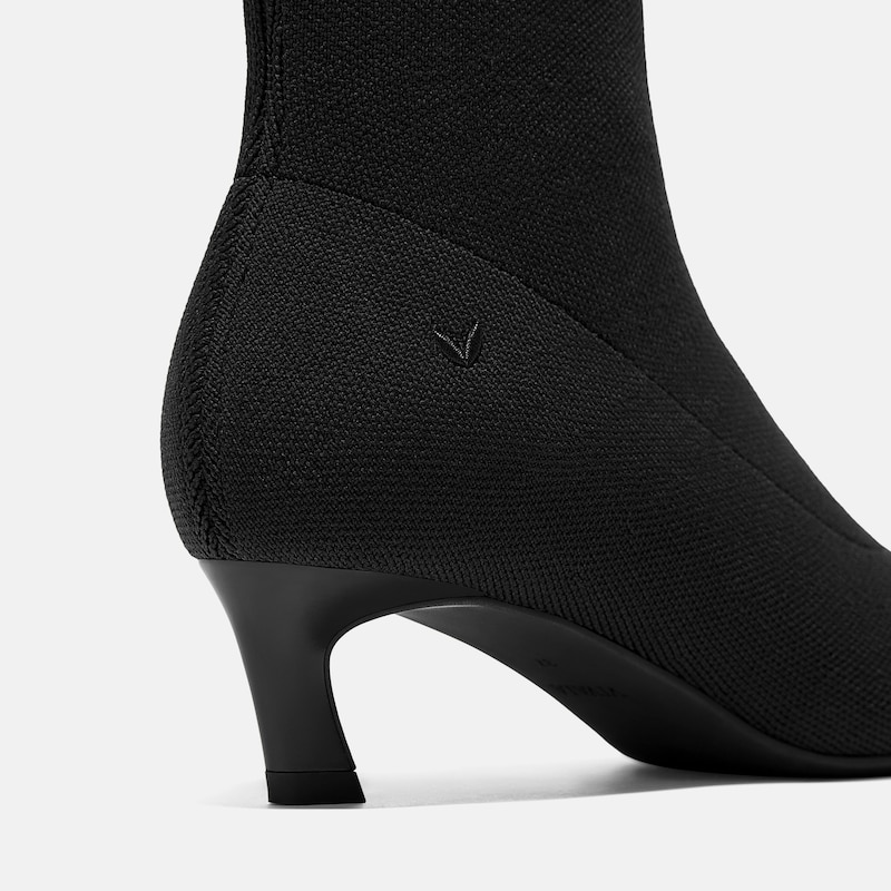 2-in-1 Detachable Mid Heel Boots (Rita), Black, EU39 | VIVAIA