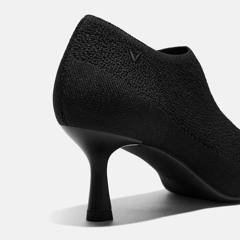 Pointed-Toe Mid Heels (Alana), BLACK JACQUARD, EU38.5 | VIVAIA