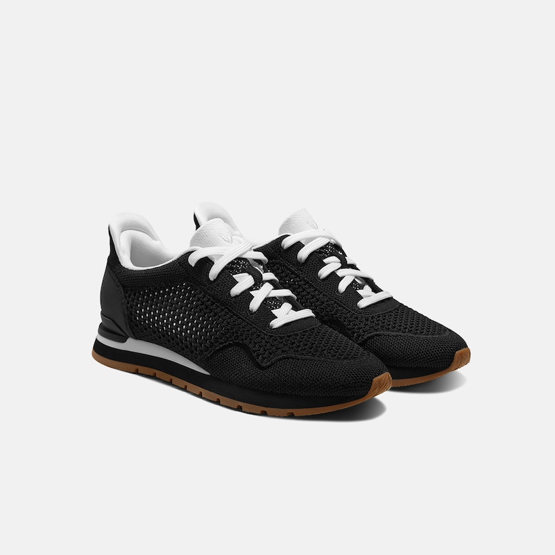 Unisex Slip-On Mesh Sneakers (Allday), BLACK WHITE, EU37 | VIVAIA