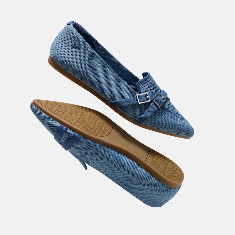 Pointed-Toe Aria Crisscross Loafers (Marvis), DENIM&VINTAGE, EU35 | VIVAIA