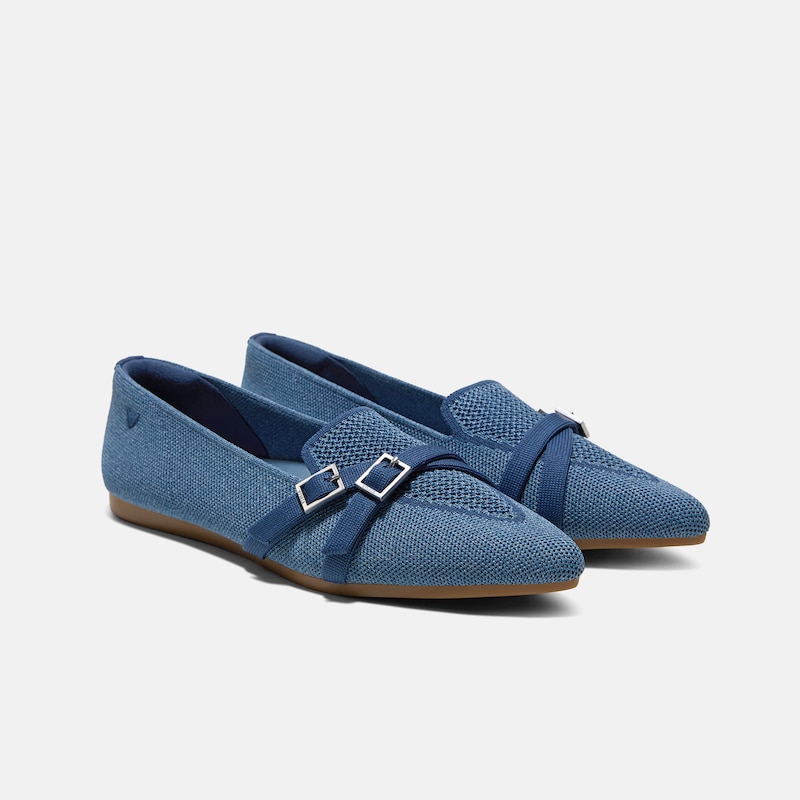 Pointed-Toe Aria Crisscross Loafers (Marvis), DENIM&VINTAGE, EU35 | VIVAIA