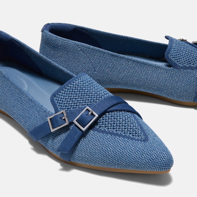 Pointed-Toe Aria Crisscross Loafers (Marvis), DENIM&VINTAGE, EU35 | VIVAIA