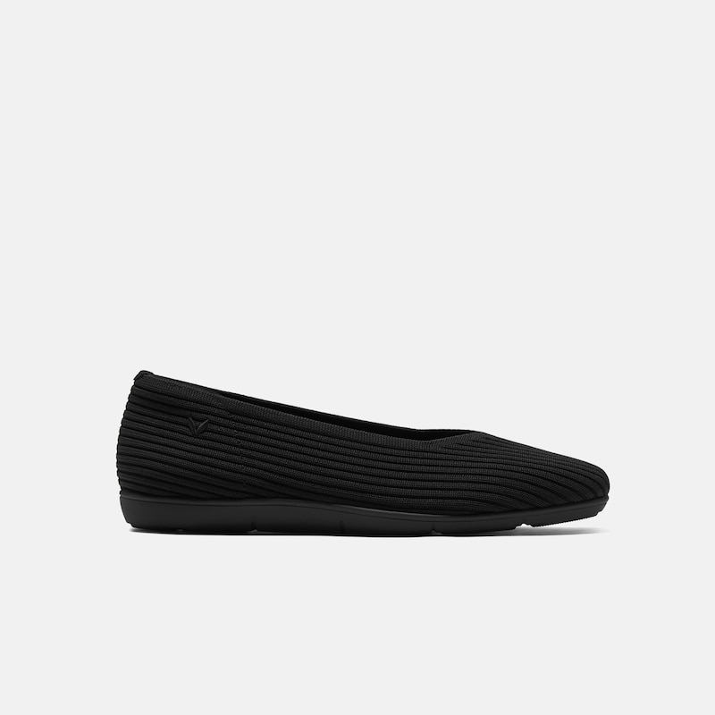 Margot Lightweight Square-Toe Flats (Margot Walker Air), Black, EU39.5 | VIVAIA