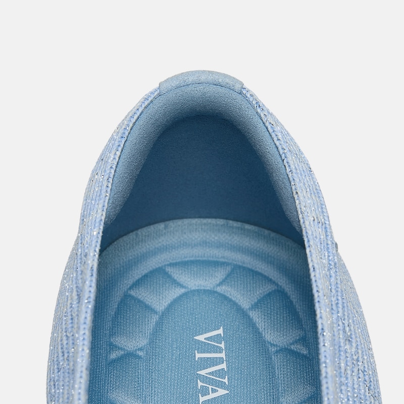 Square-Toe Margot Mary Jane 3.0 (Myriel), BABY BLUE METALLIC/BLACK, EU39.5 | VIVAIA