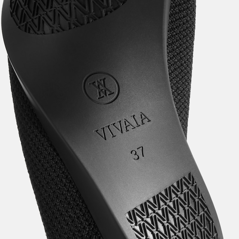Pointed-Toe Ballet Flats (Aria 5°), Black, EU40 | VIVAIA