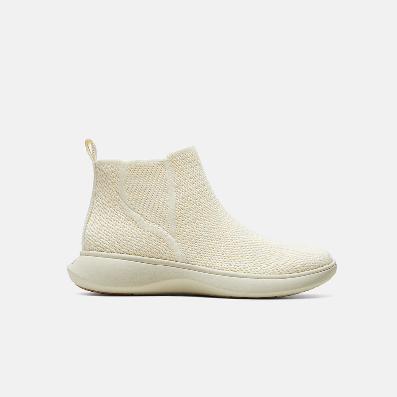 Round-Toe Slip-On Sneaker Boots (Urban Boots), CREAM JAGGED, EU35 | VIVAIA