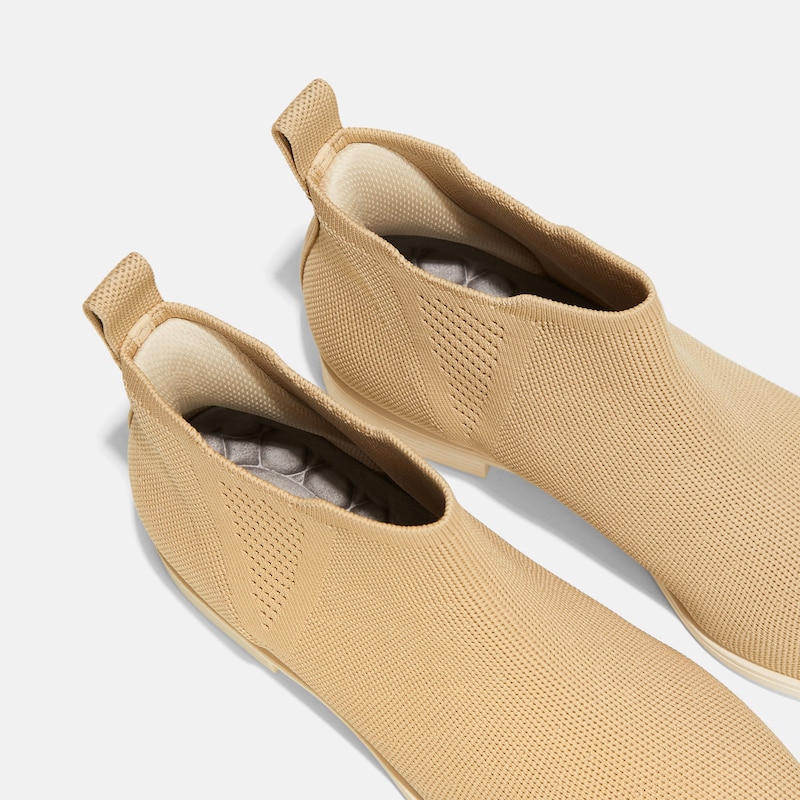 Square-Toe Slip-On Chelsea Boots (Ryan Slip-On), Nude Peach, EU38 | VIVAIA