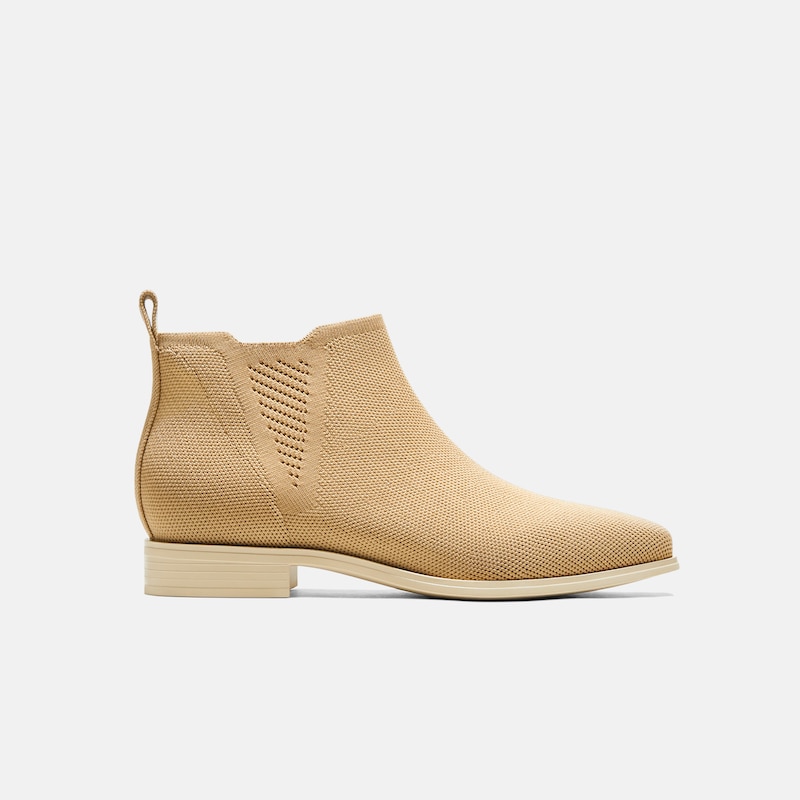 Square-Toe Slip-On Chelsea Boots (Ryan Slip-On), Nude Peach, EU38 | VIVAIA