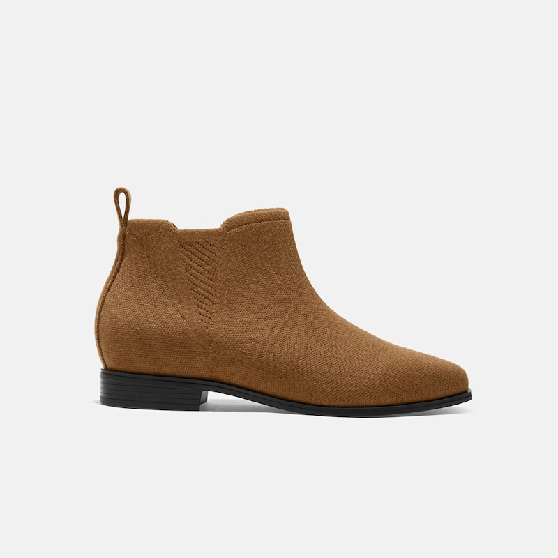 Square-Toe Slip-On Chelsea Boots-Winter Limited Edition (Ryan Slip-On), CARAMEL WOOL WATER RPT, EU38 | VIVAIA