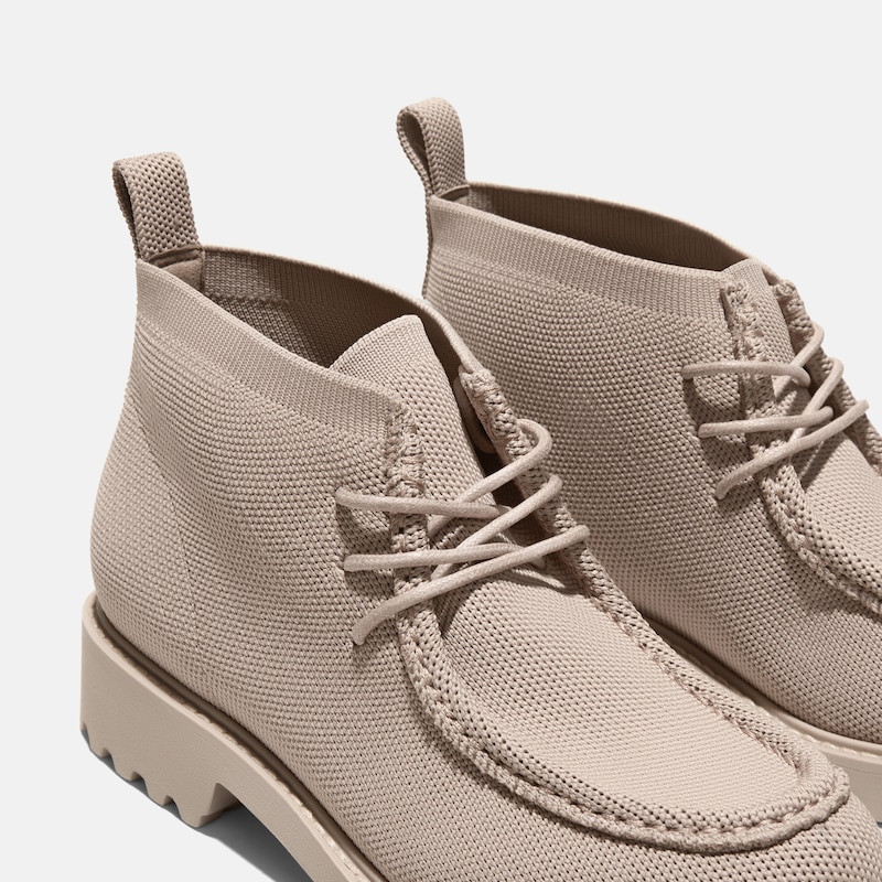Round-Toe Lug Sole Ankle Boots (Francis), WARM TAUPE, EU38 | VIVAIA