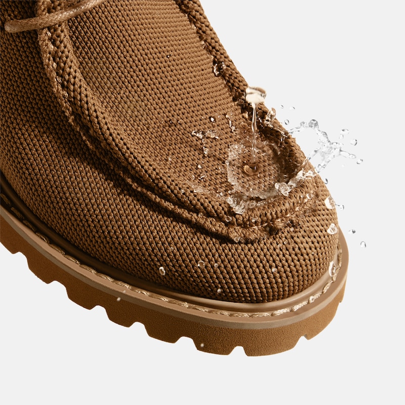 Round-Toe Lug Sole Ankle Boots (Francis), CARAMEL, EU35 | VIVAIA